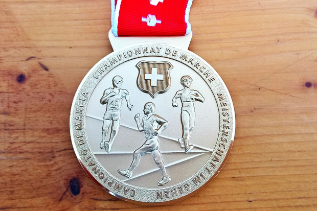 Médaille du championnat suisse de marche [Jérôme Genet]